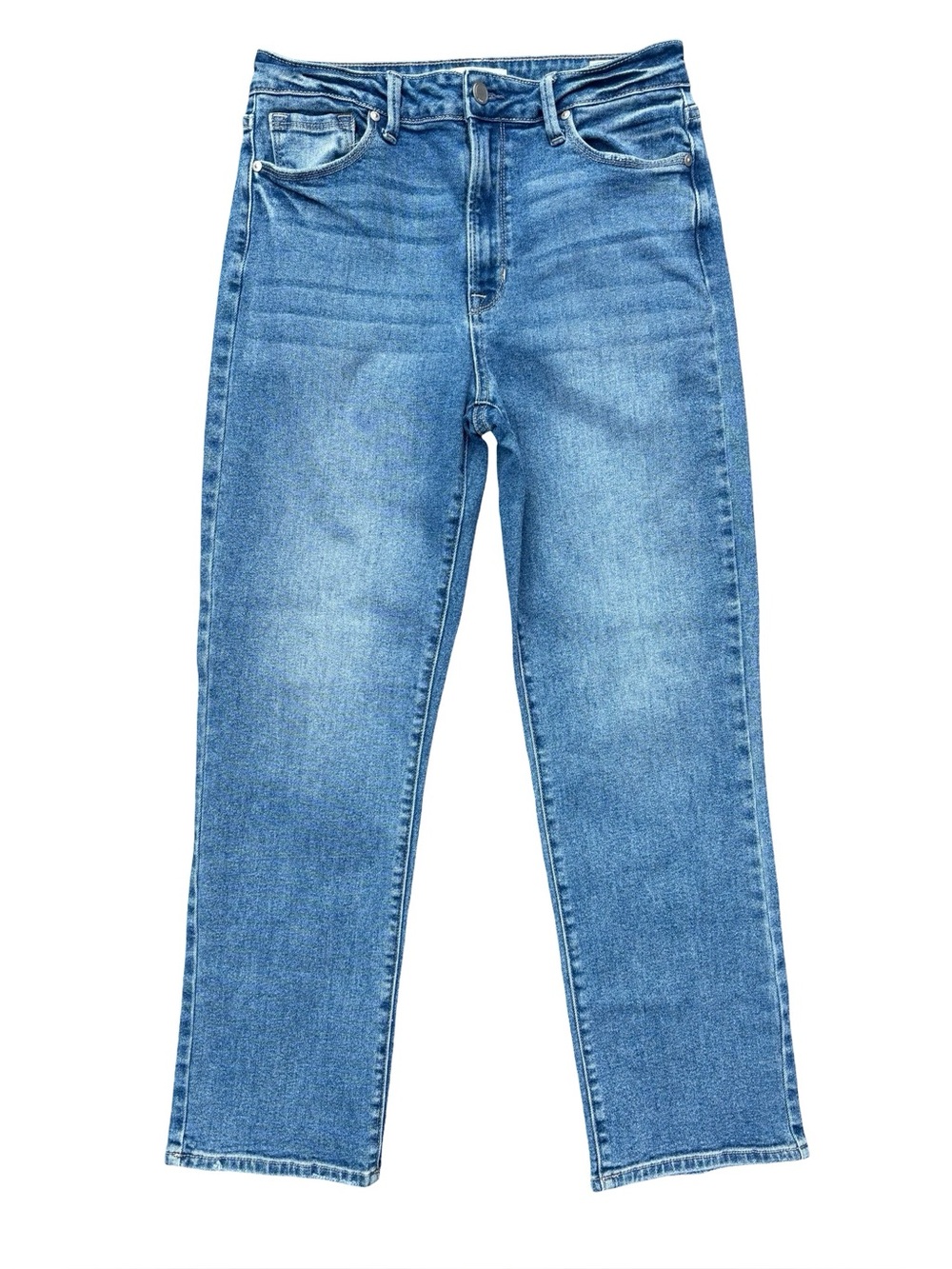 JBD Just Black Denim High Rise Straight Leg Jeans Blue Womens Size 29 DP685